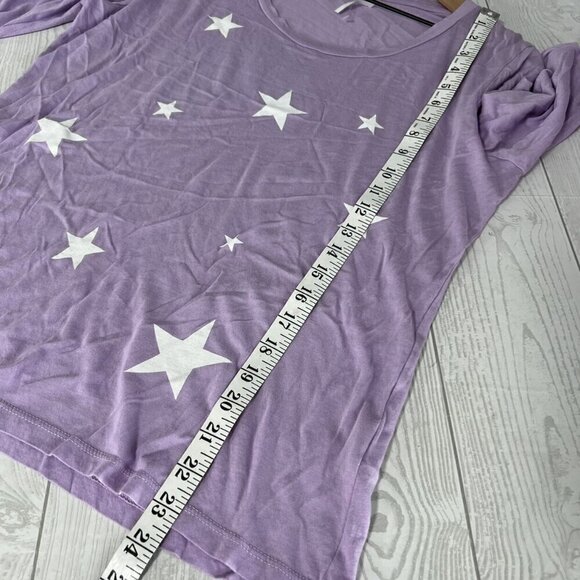 Sundry Purple Stars Long Sleeve - Picture 6 of 9